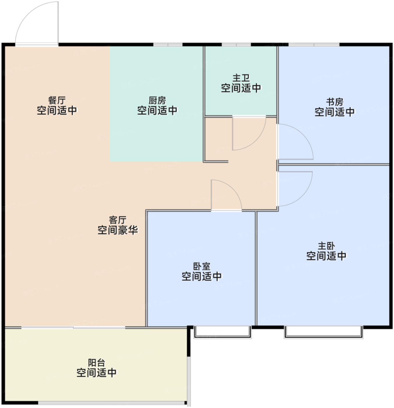 光合上城A1户型