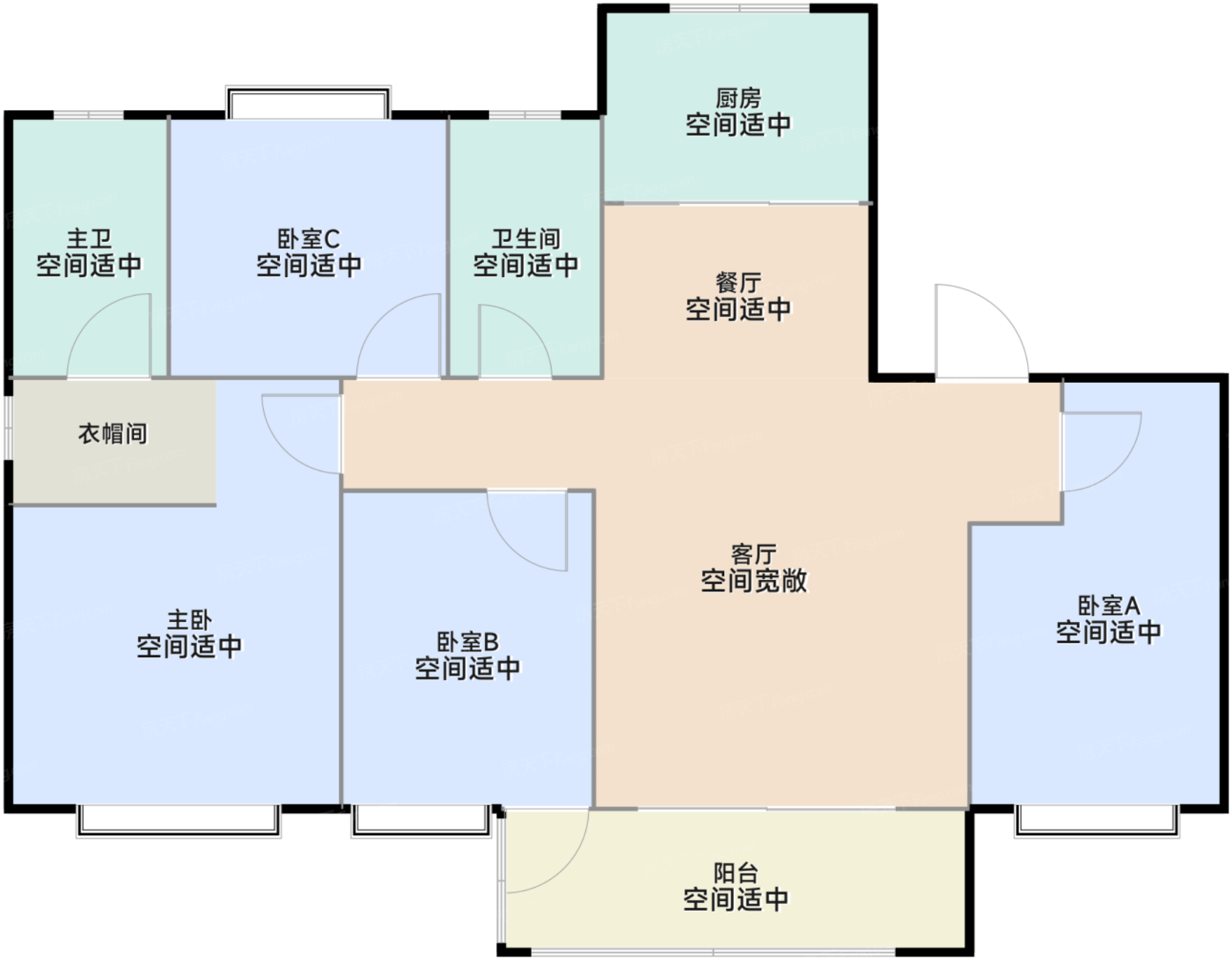 光合上城F1户型