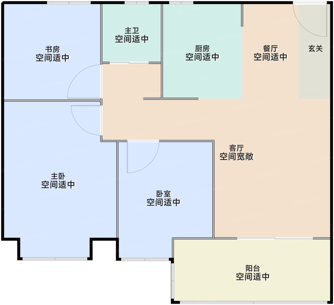 光合跃城A1&rsquo;户型