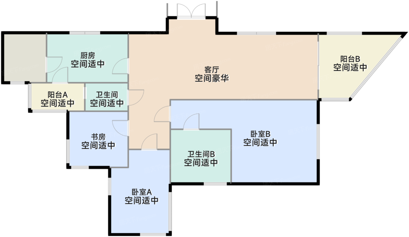 T3-B座1-20层02室