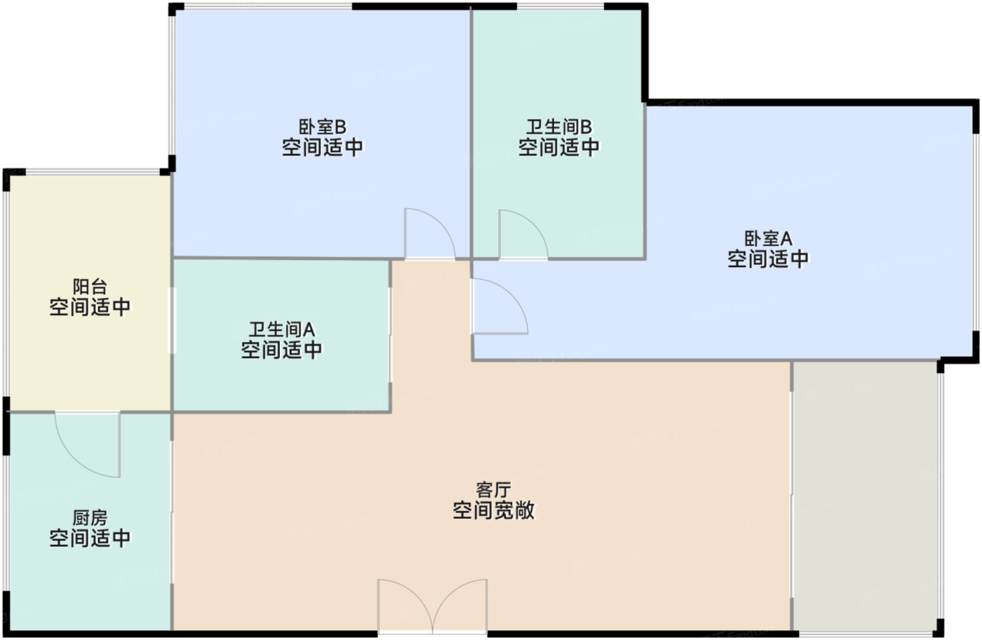 T3-B座2-20层03室