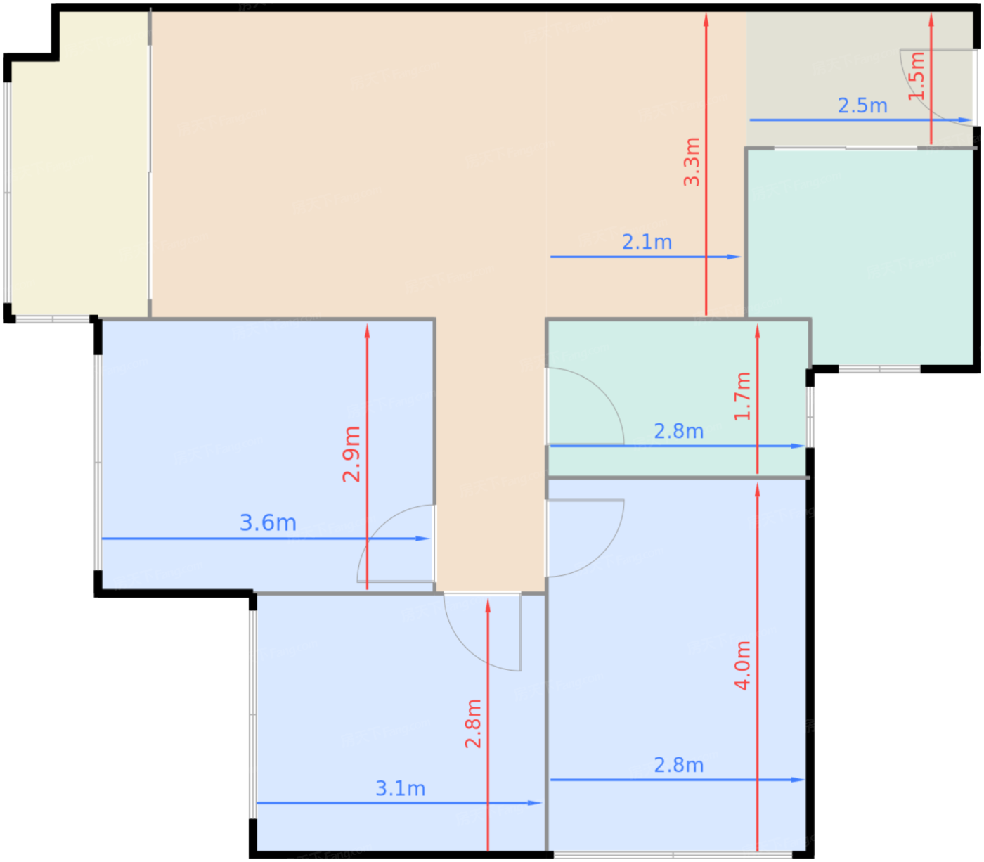 79㎡三房两厅一卫
