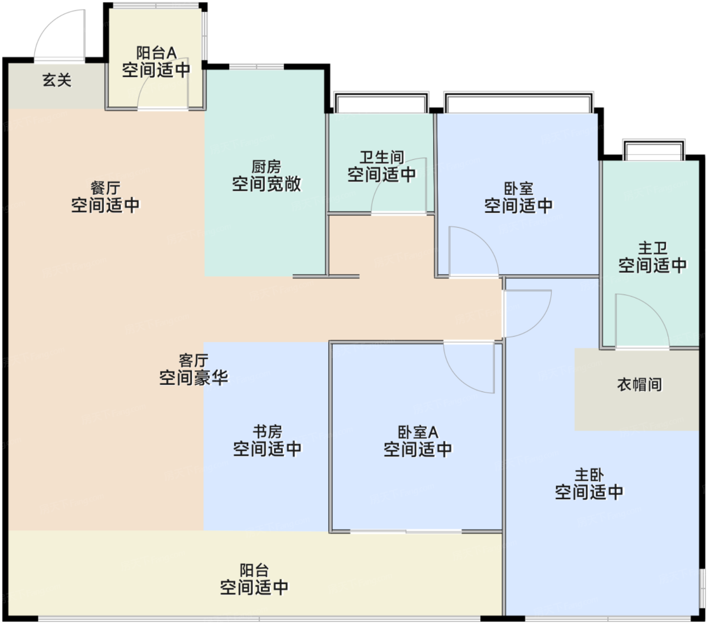 122平米户型