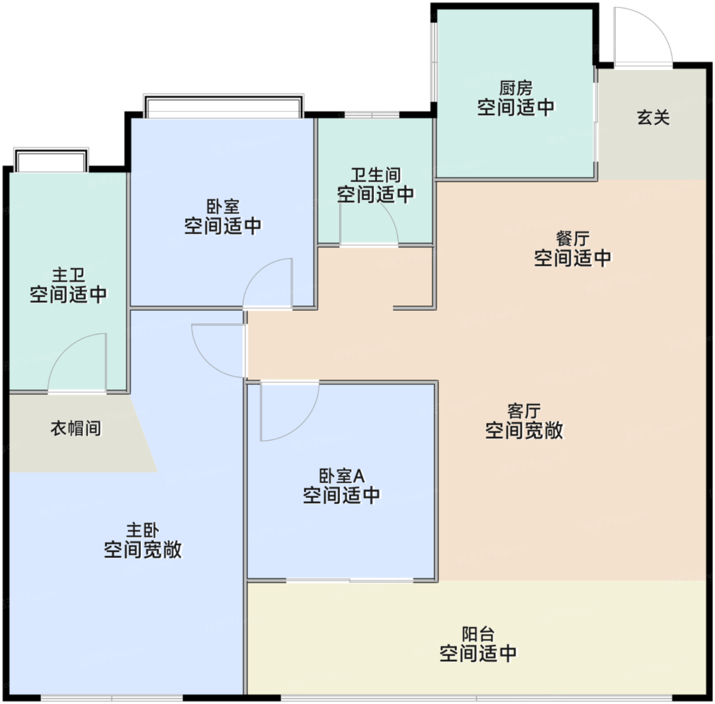 110平米户型